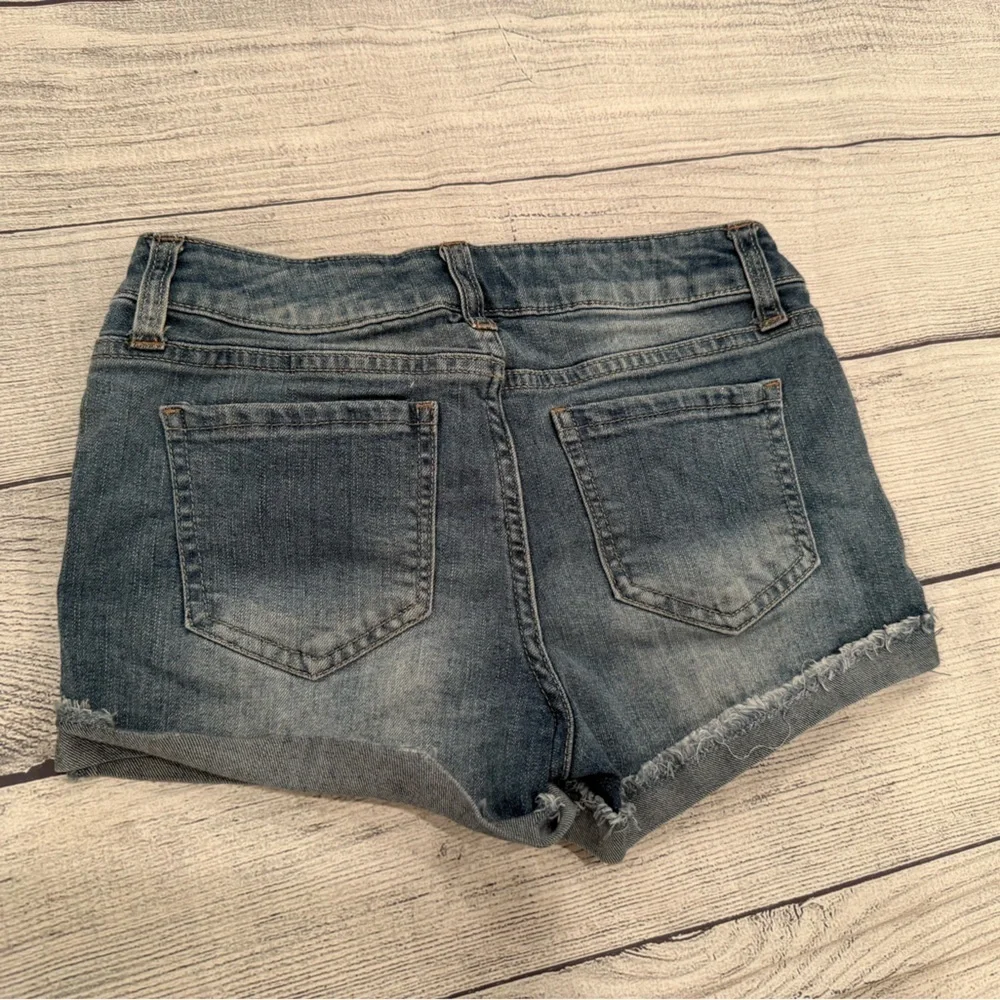 IMPERIAL STAR Girls Sequin Denim Shorts /size 10